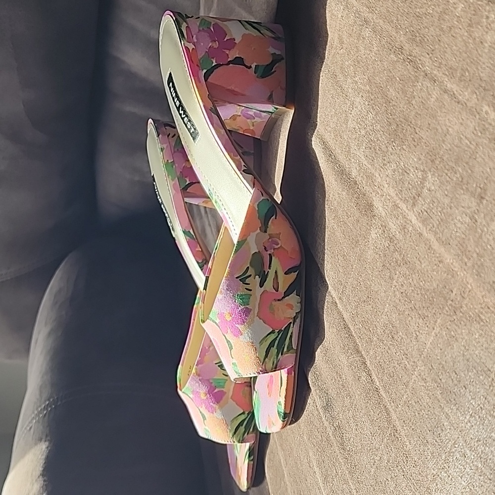 Nine West Slide On Heels